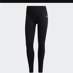 adidas Originals Black Leggings with White Logo